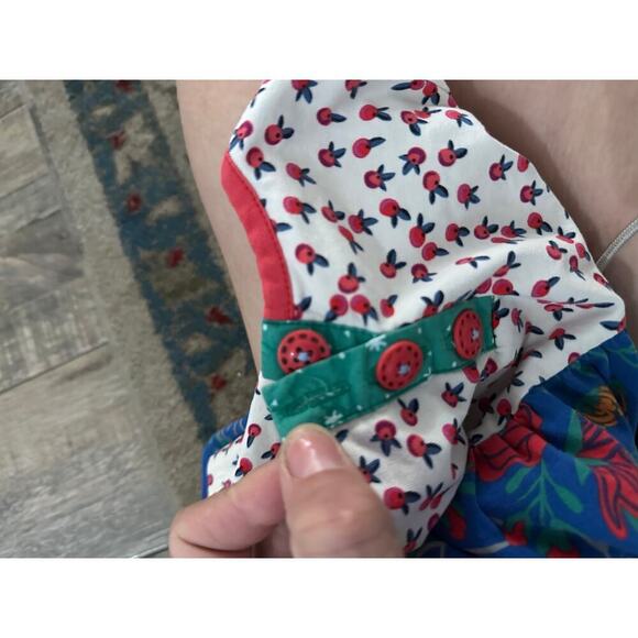 Matilda Jane Girl's Floral Winter Berry Make Believe Holiday Top Size 18-24M - Picture 2 of 7